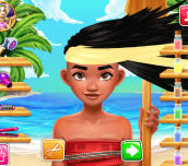 Hra - Polynesian Princess Real Haircuts