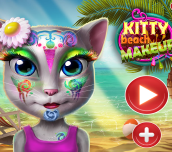 Hra - Kitty Beach Makeup