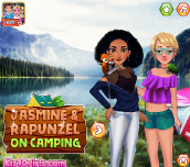 Hra - Jasmine and Rapunzel on Camping