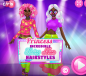 Hra - Princess Incredible Spring Neon Hairstyles