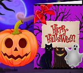 Hra - Happy Halloween Princess Card Designer