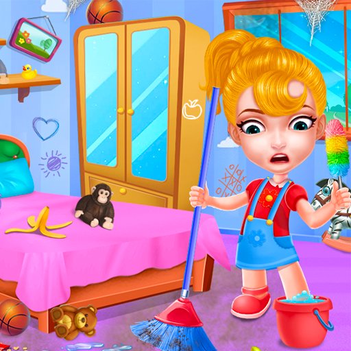 Hra - Baby Doll House Cleaning Game